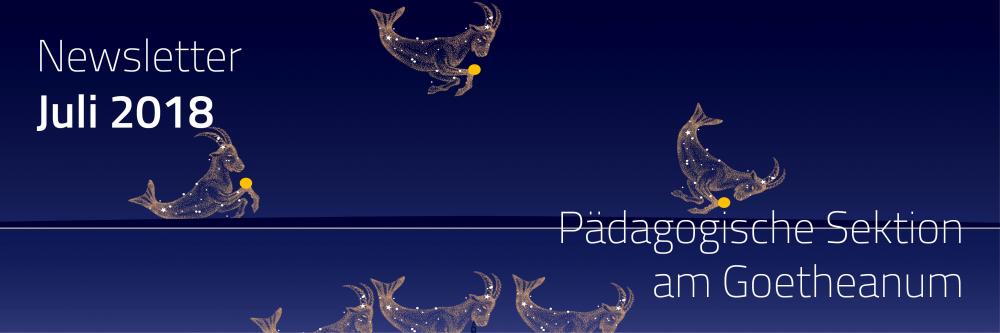 Newsletter Pädagogische Sektion